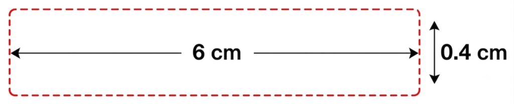 1 line waterproof rubber stamp