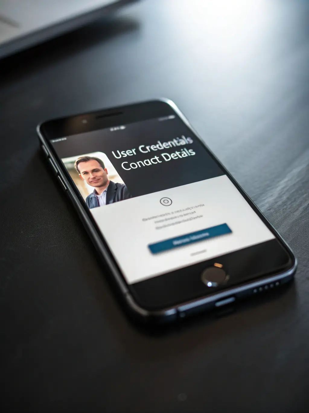 A digital business card being shared via email and messaging apps, with icons for WhatsApp, Email, and SMS visible on the screen.